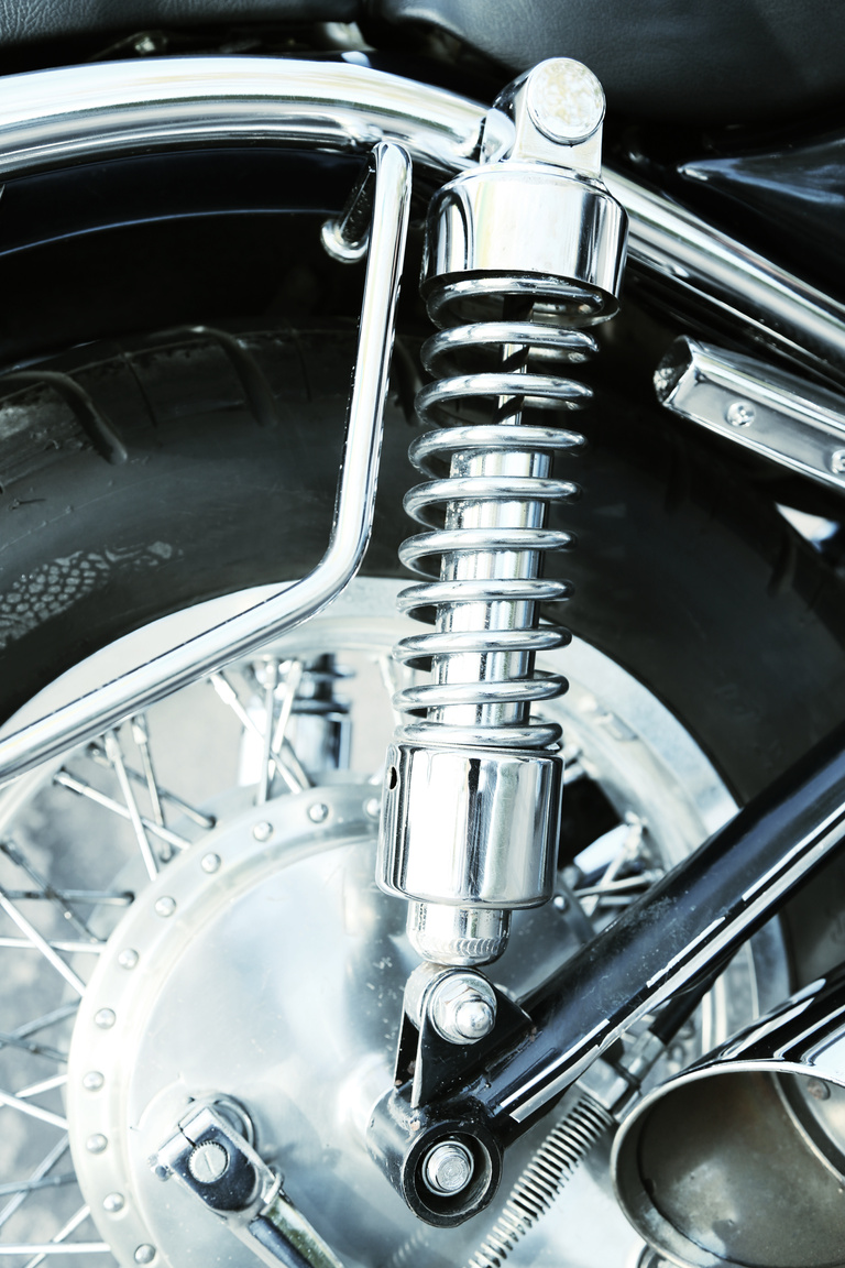 Motorcycle Shock Absorber, Close-up